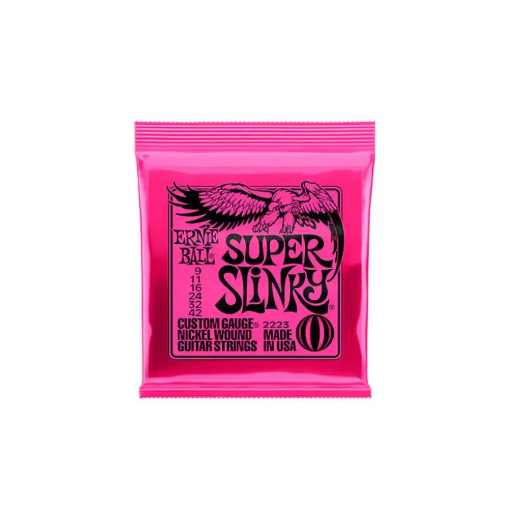 [2223] JUEGO DE CUERDAS GUITARRA ELECTRICA ERNIE BALL SUPERSLINKY ROSA 2223  (Ernie Ball) 560