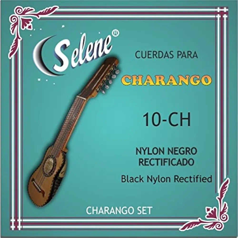 [10CH] JUEGO DE CUERDAS PARA Charango Nylon Blanco Cristalino 10-CH  (Selene) 1243