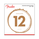 Juego de cuerdas para guitarra acusitica de fósforo-bronce 0730060403 60l phos bronze ball 12-53  (FENDER) 2128