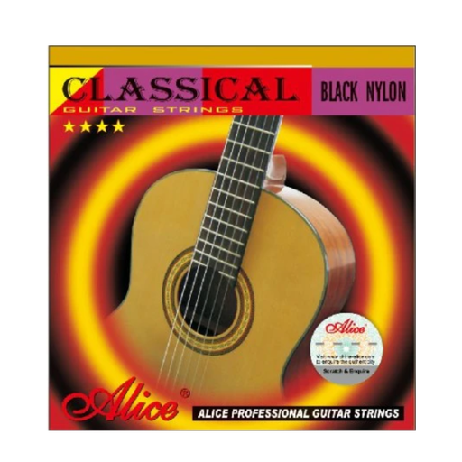 JUEGO DE CUERDAS PARA GUITARRA CLÁSICA NYLON A105BK  (Alice) 663