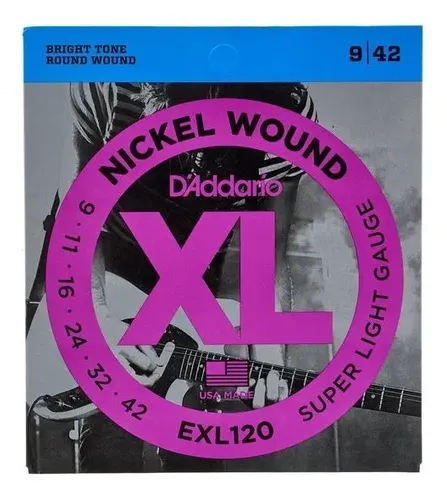 [EXL120] JUEGO DE CUERDAS PARA GUITARRA ELECTRICA ENCORDADURA DADDARIO MOD. EXL-120  (DADDARIO) 1069
