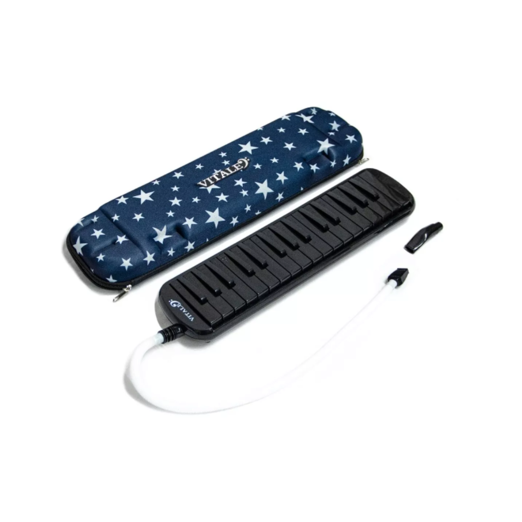 MELODICA DE 32 TECLAS. FULL BLACK. SOFTCASE ROCKSTAR QM32S6-BK  (VITALE) 2650