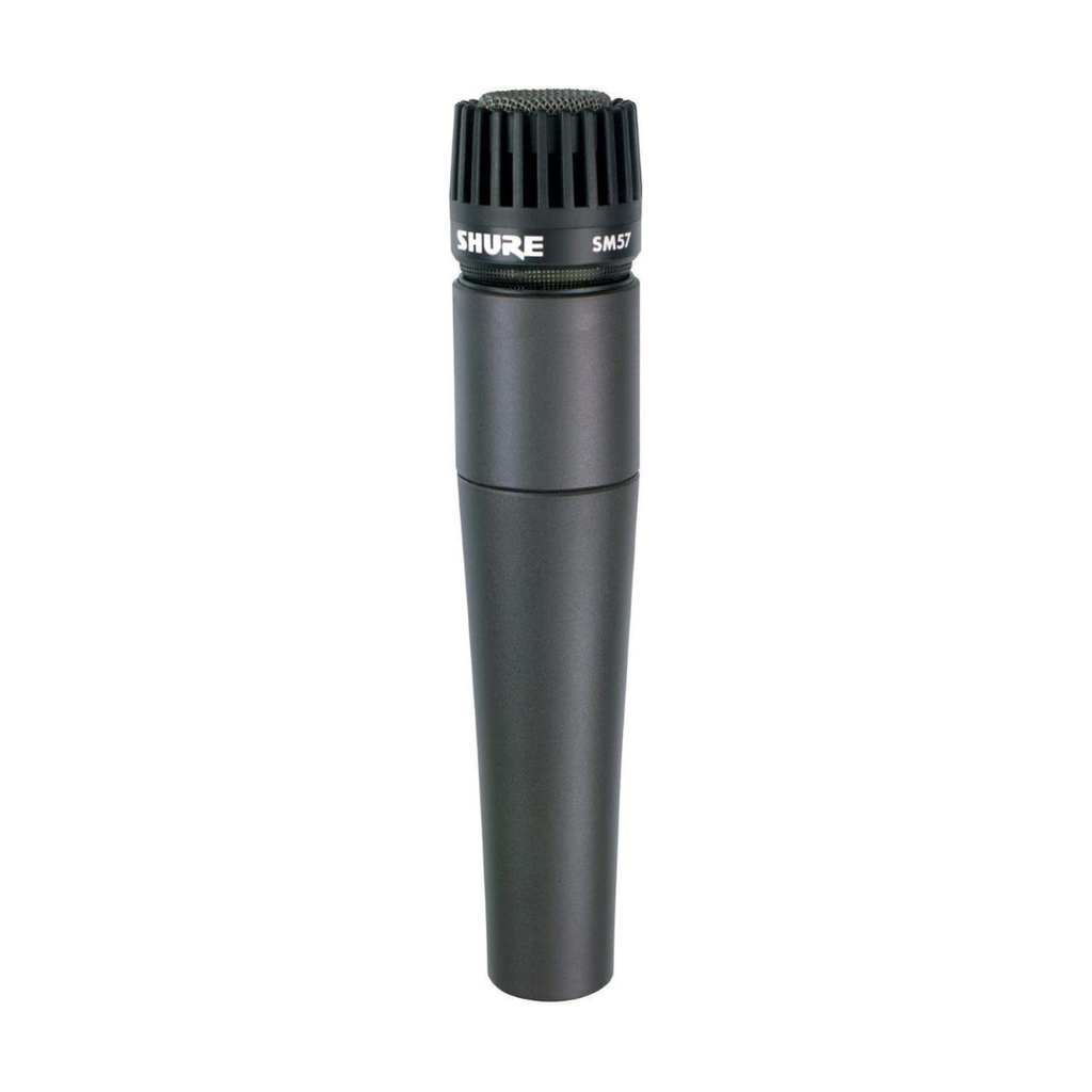 Microfono bobina movil Shure SM57-LC. Para voz o instrumento, cardioide, dinámico, frecuencia de 40-15,000,