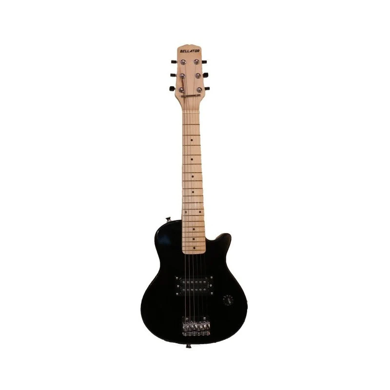 PAQUETE DE GUITARRA ELECTRICA INFANTIL, MEDIANA, JUNIOR BELLATOR LP NEGRA ECP3LP-BK