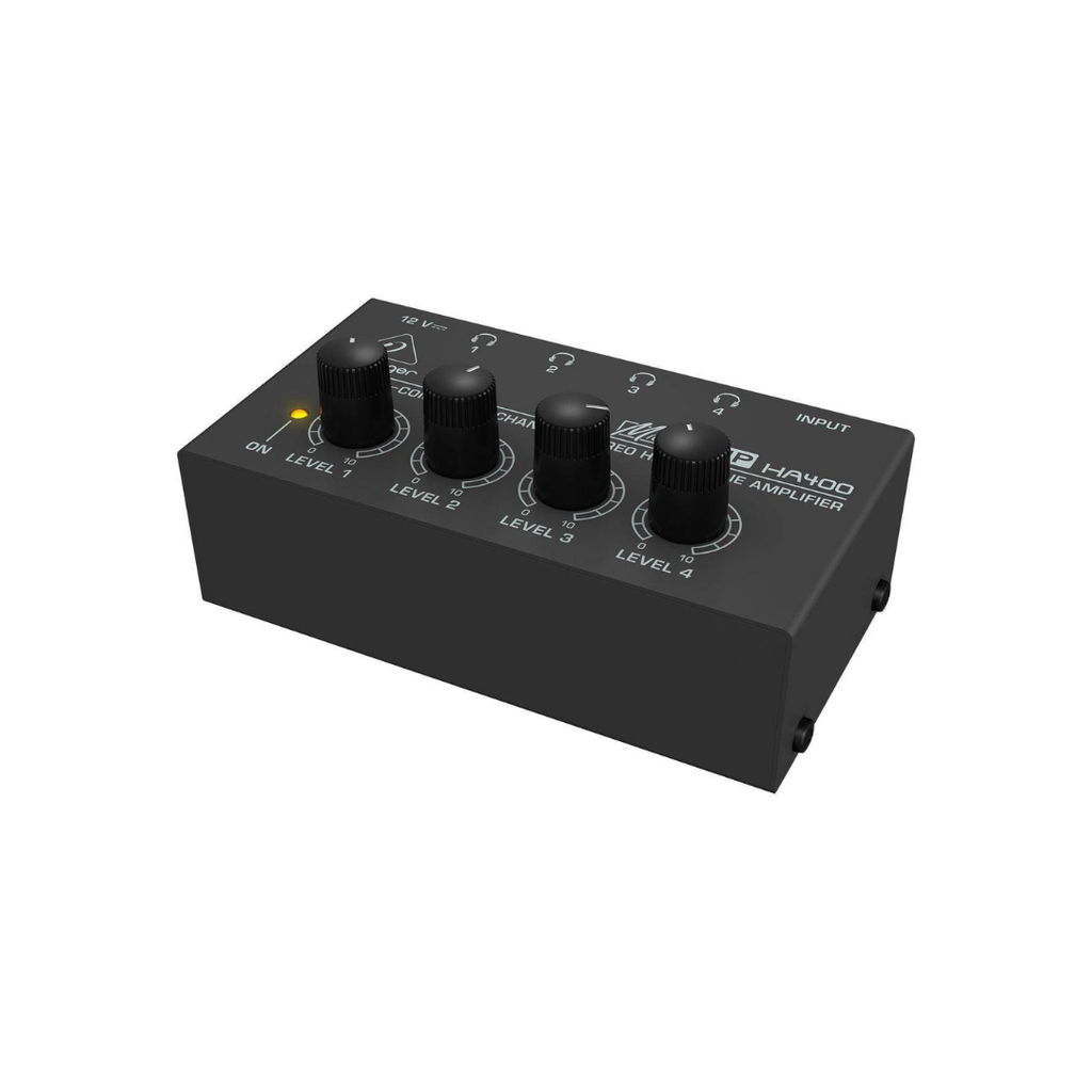 PREAMPLIFICADOR BEHRINGER PARA AUDIFONOS HA 400 MICRO AMP