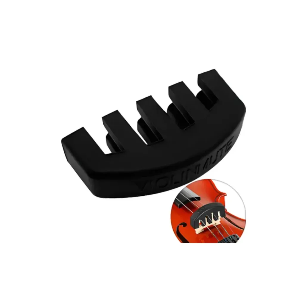 [MUTEC] SORDINA TIPO ESTANDAR PARA CHELO DE PLASTICO EN COLOR NEGRO MUTEC  (Distele) 3712