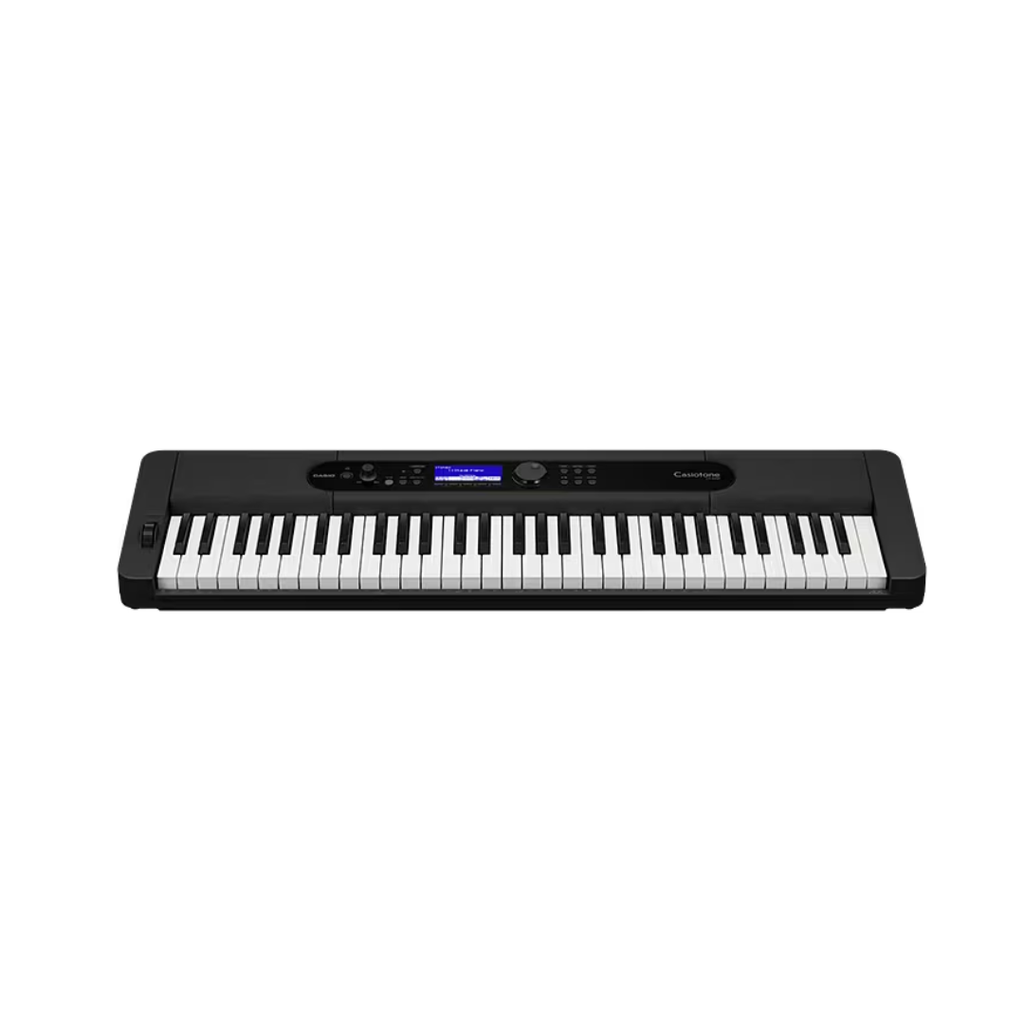 Teclado portátil de 61 teclas sensibles al tacto, fuente de sonido AiX, polifonía máxima de 48 notas, 600 tonos, estratificador, efectos: 20 reverbs, 10 chorus, DSP, 10 eq maestros, armonización automática, 10 ritmos de usuario, metrónomo, control de arpe  (CASIO) 3304 CTS400