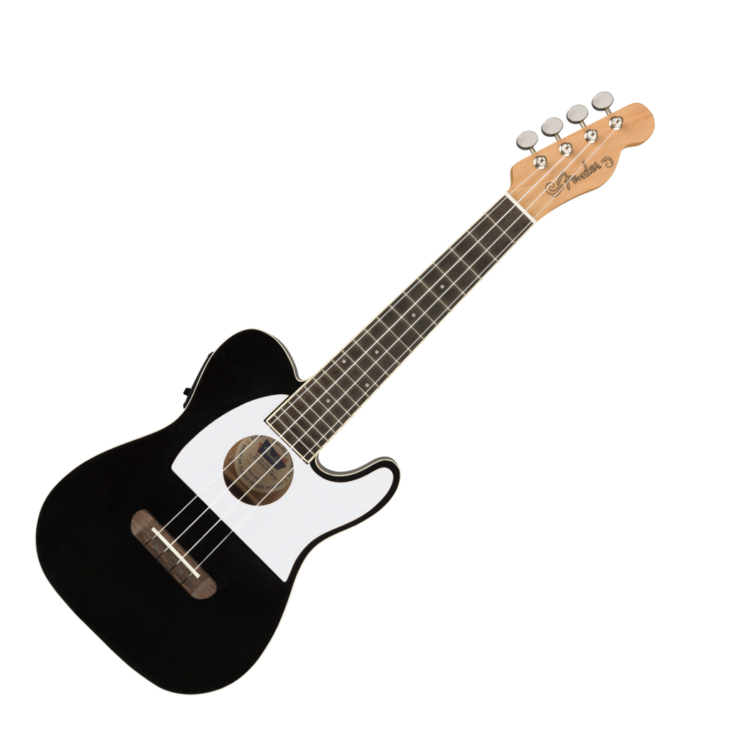 Ukulele fender fullerton forma de telecaster uke bk, no bag, sin funda, negro 0971653006