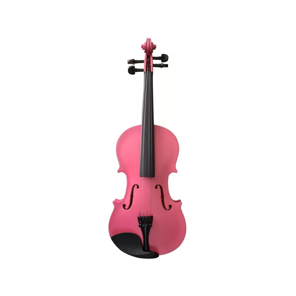 VIOLIN ACUSTICO CASTILLA DE 4/4 COLOR ROSA CON ESTUCHE Y ACCS MI00176 MADERA: CAOBA  (CASTILLA) 1234