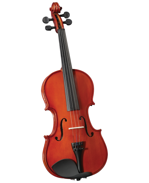 VIOLIN CERVINI 4/4 Violín Cervini con tapa de abeto, fondo y costados de maple sólido tallado a mano, cabezal de maple sólido, afinadores milimétricos, medida de 4/4  (Cervini) 3793 HV1504/4