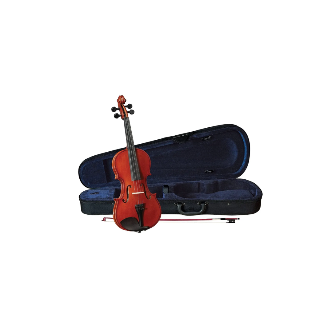 VIOLIN CERVINI DE 3/4 HV-100 3/4 Violín Cervini con tapa de abeto, fondo y costados de maple, cabezal de maple sólido, afinadores milimétricos  (Cervini) 2319