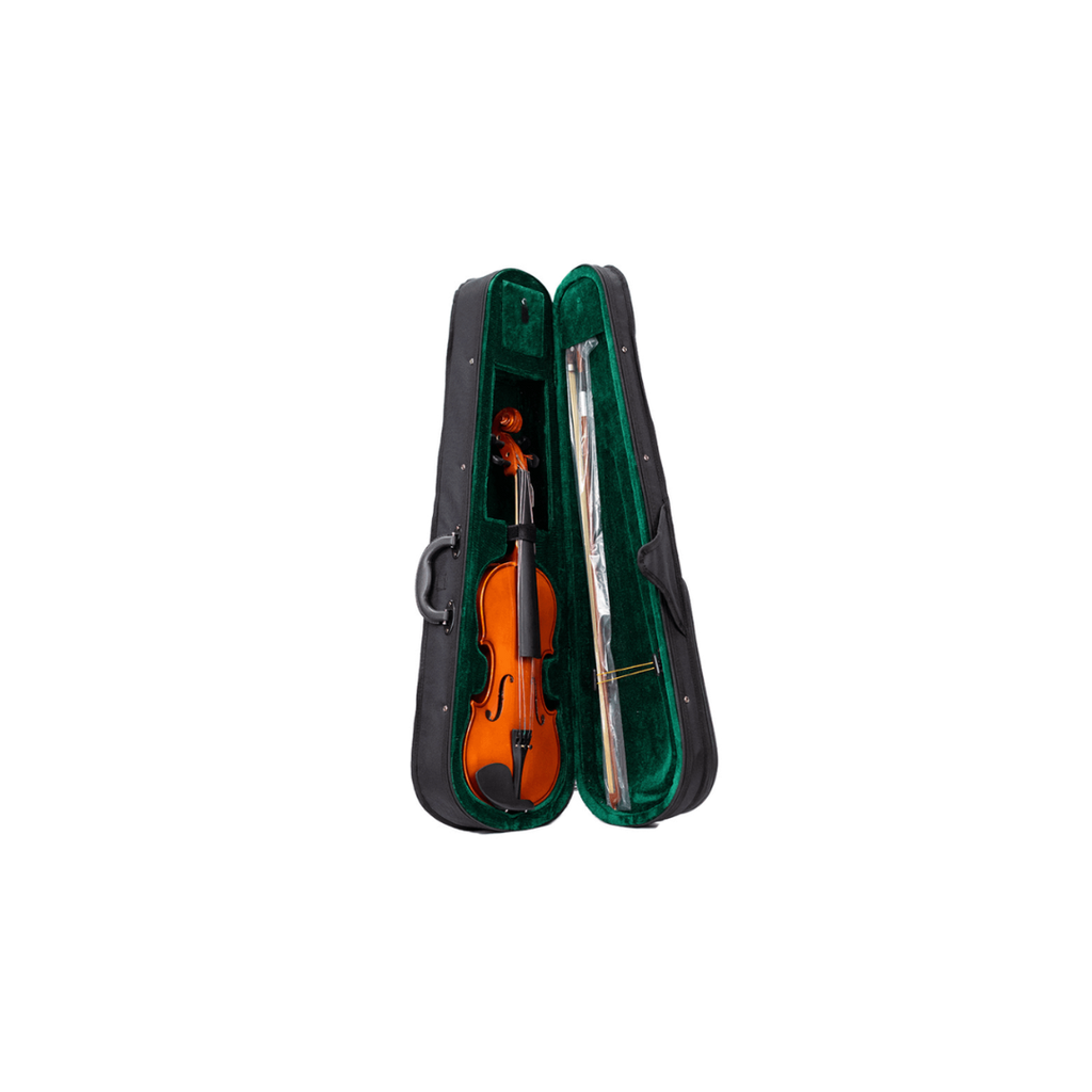 [VIO14] VIOLIN DE 1/4 MADERA DE TRIPLAY COLOR NATURAL CON ESTUCHE Y ACCESORIOS VIO14  (Distele) 1568