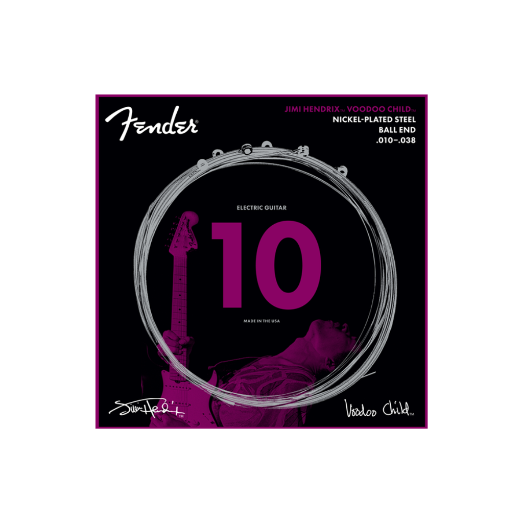 JUEGO DE CUERDAS  JIMI HENDRIX™ VOODOO CHILD™ ELECTRIC GUITAR STRINGS 0730250609 (FENDER)