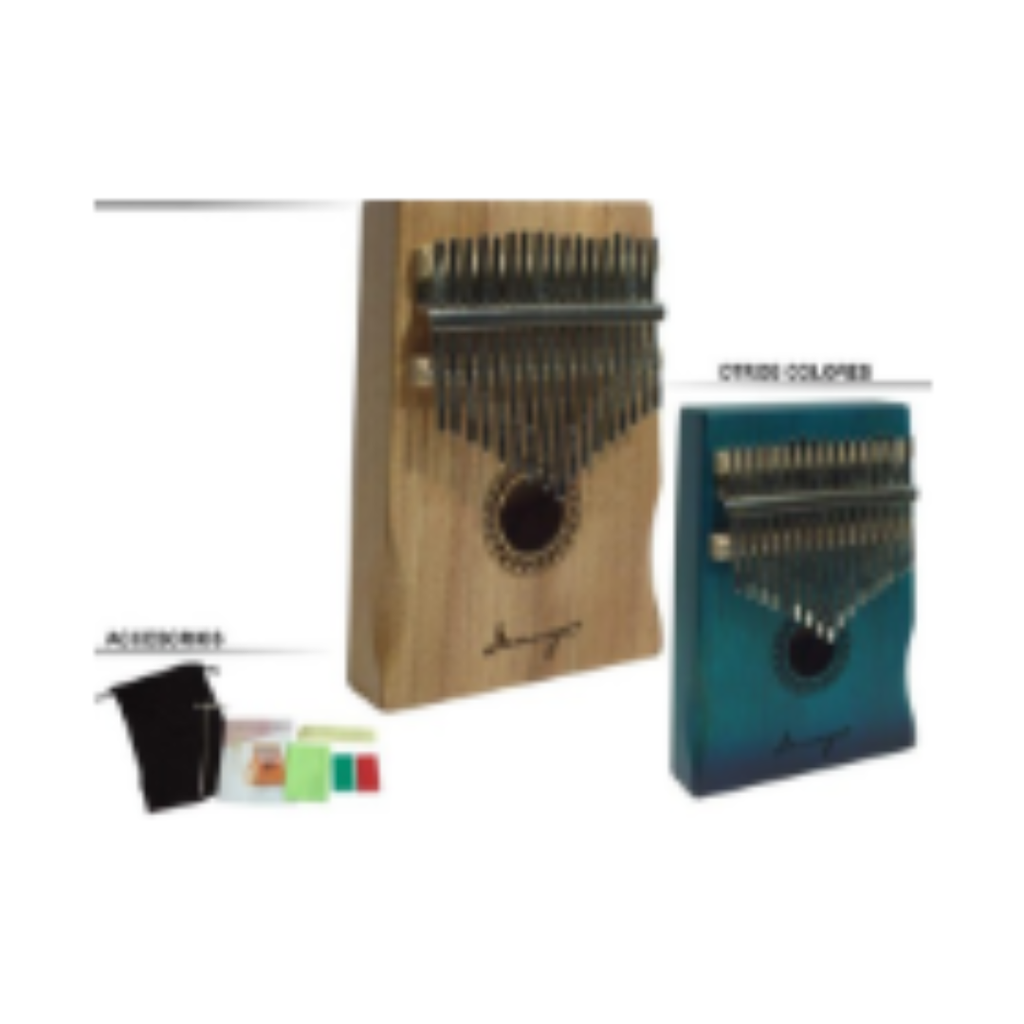 KALIMBA DE 17 TECLAS METALICAS (INSTRUMENTO DE PERCUSION) 