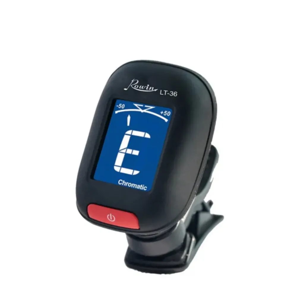 [LT36] AFINADOR CROMATICO (ROWIN) DE CLIP, NEGRO LT36 