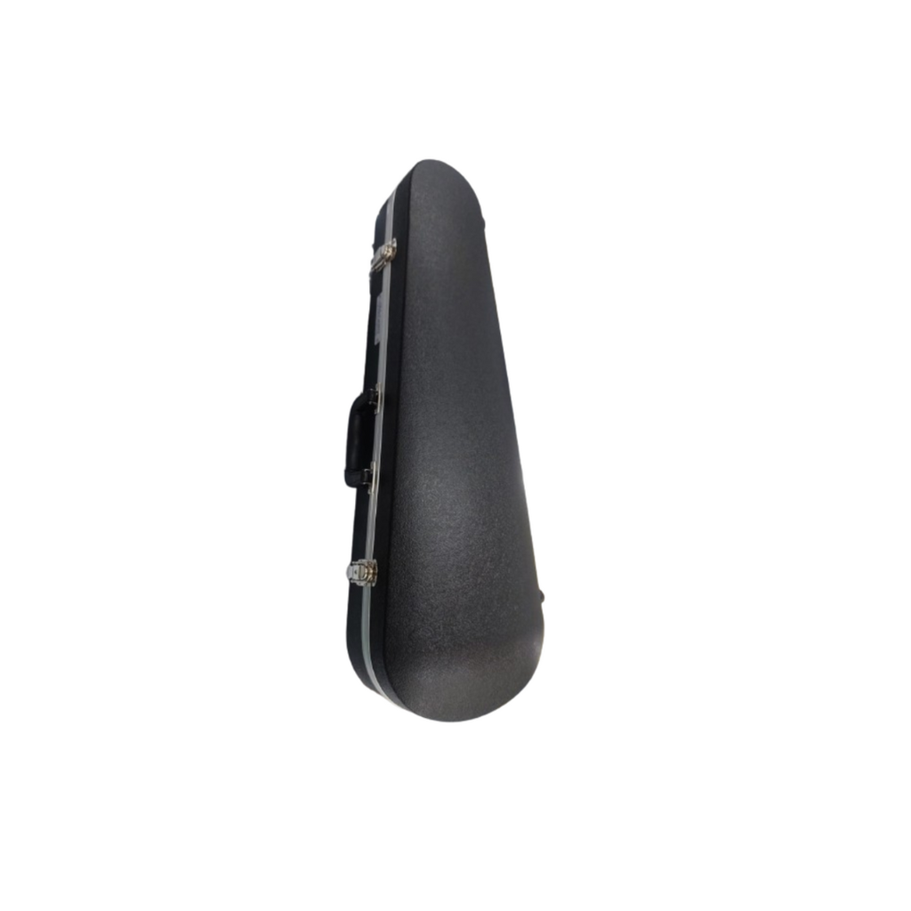 ESTUCHE RÍGIDO DE LUJO PARA VIOLÍN DE 4/4, COLOR NEGRO/GRIS (EN FORMA TRADICIONAL). MATERIAL ABS V/ACASE (MCCARTNEY) 4-4-V-A-CASE