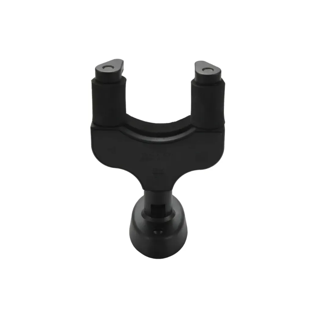 COLGADOR DE GUITARRA, DE NYLON  COLOR NEGRO, INCLUYE TORNILLOS. (AROMA) AH-81