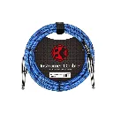 CABLE AZUL MARCA (KIRLIN) DE 3 METROS PARA INSTRUMENTO,  IWCC-201PN-10FTBLA