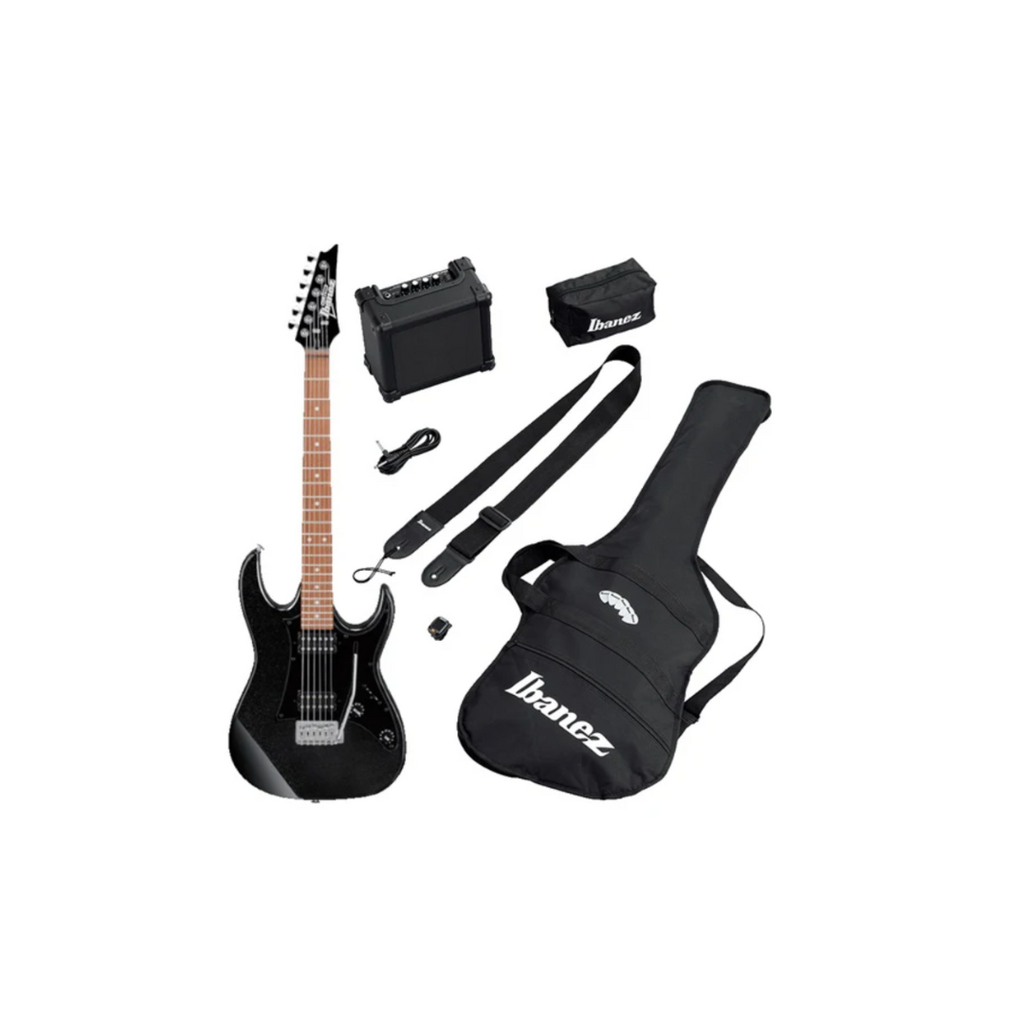 GUITARRA ELECTRICA (IBANEZ) "JUMPSTART" NEGRA CON COMBO Y ACCESORIOS IJRX20NBKN 