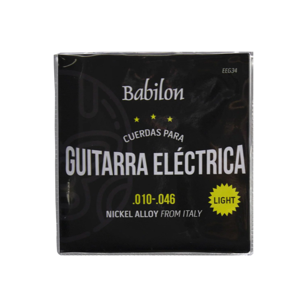 SET CUERDAS GUITARRA ELECTRICA .010-.046 NIQUEL (BBSTRING) EEG-34/010