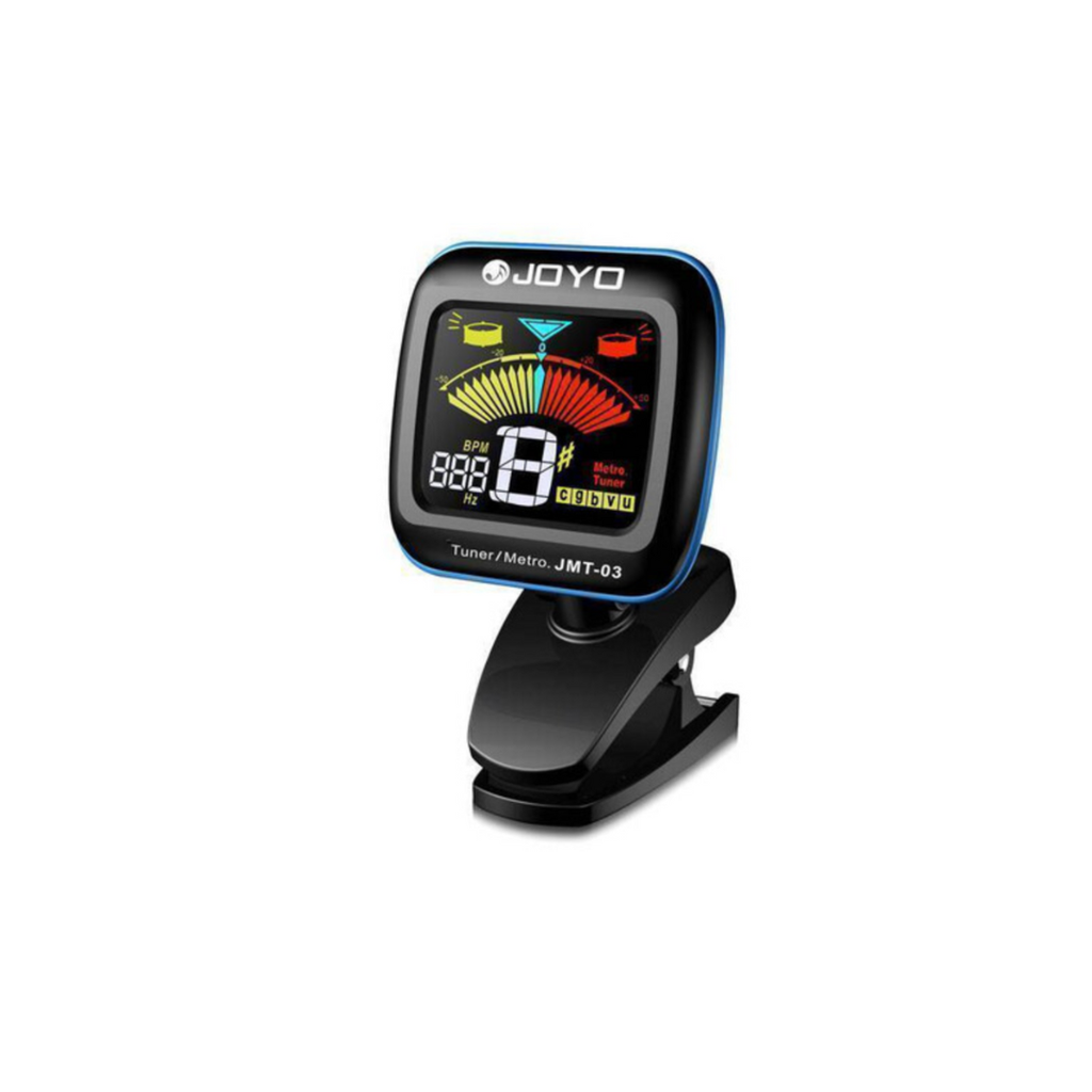 AFINADOR CROMATICO Y METRONOMO (JOYO) DE CLIP Y DISPLAY A COLOR JMT03