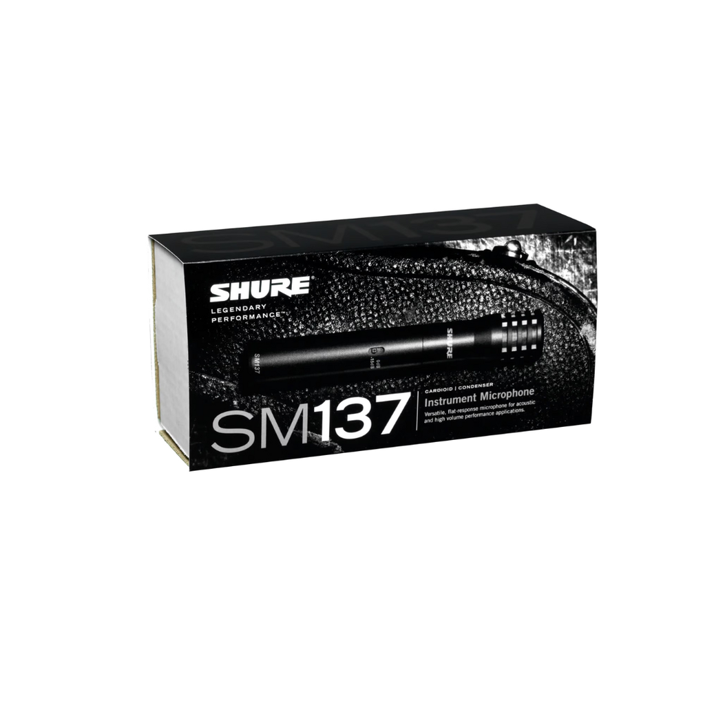 Micrófono condensador profesional para instrumento (SHURE) SM137-LC 