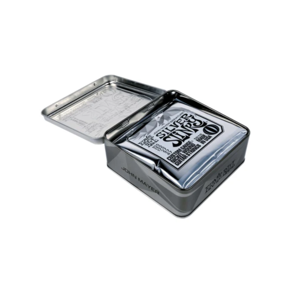 ENCORDADURAS ERNIE BALL ''JOHN MAYER - SILVER SLINKY - 3 PACK'' PARA GUITARRA ELECTRICA (NIQUEL, 0.0