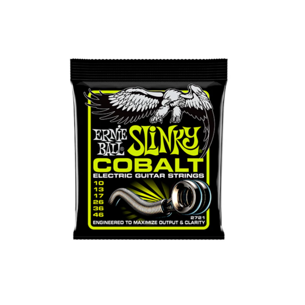 ENCORDADURA ERNIE BALL ''REGULAR SLINKY'' PARA GUITARRA ELECTRICA, COBALTO, 0.010-0.046