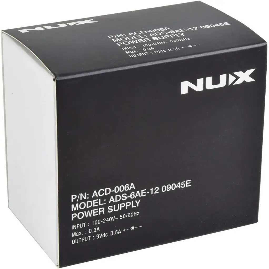 ADAPTADOR NUX MOD. ACD-006A (9V)