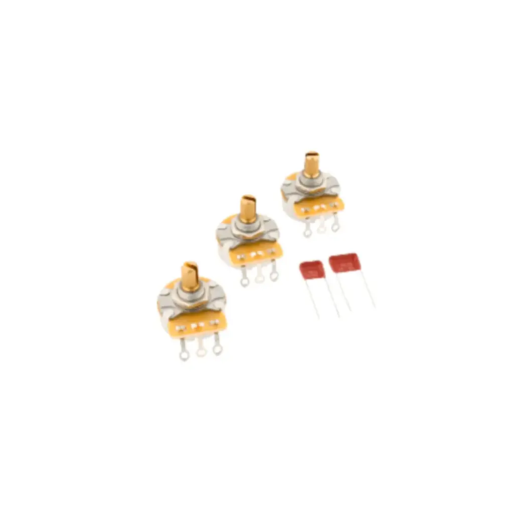 Kit de potenciómetro de eje dividido y condensador para Stratocaster®, paquete de 3 (Fender) 0990830003
