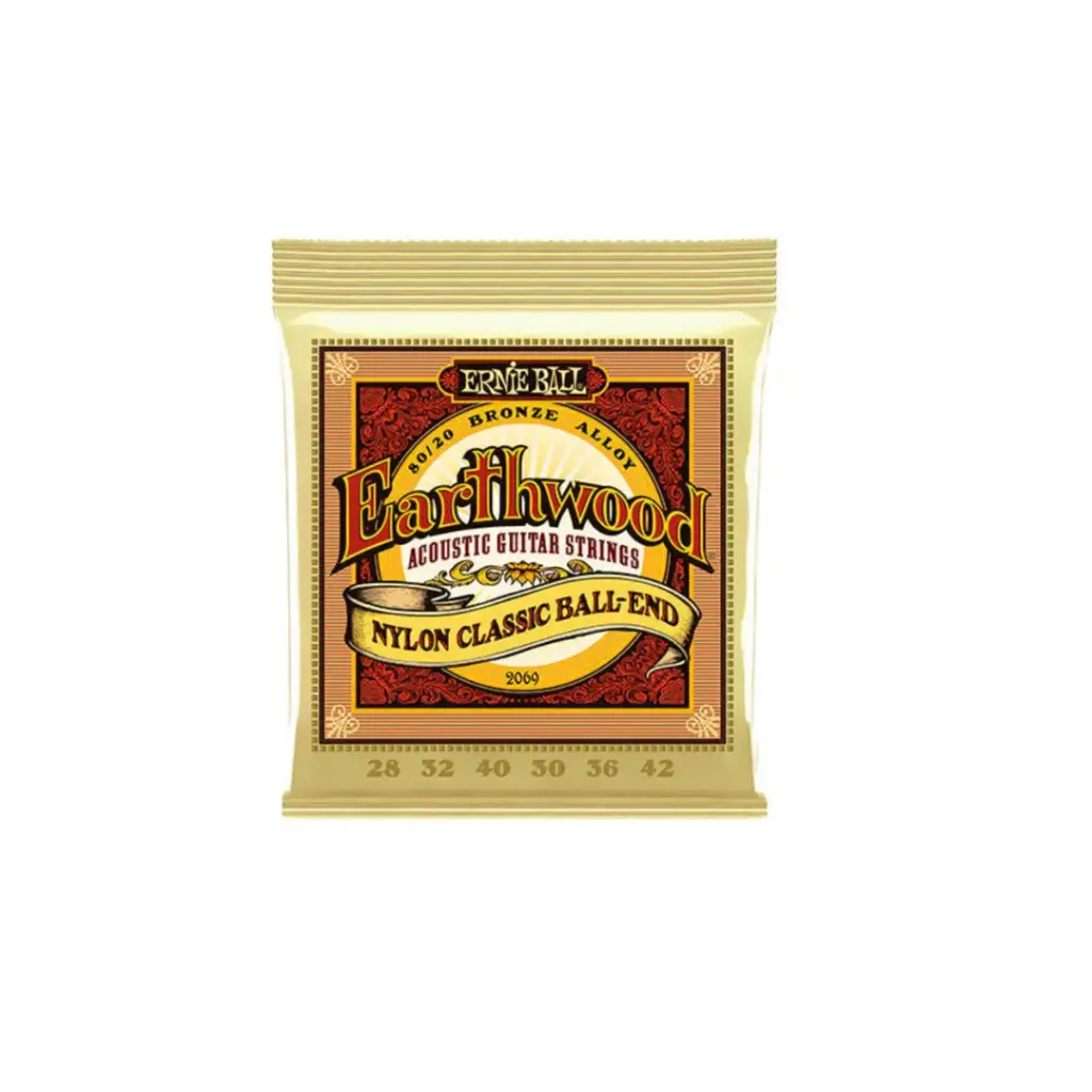 ENCORDADURA (ERNIE BALL) ''EARTHWOOD'' PARA GUITARRA CLASICA 2069