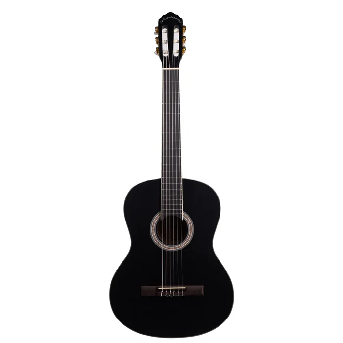 GUITARRA CLASICA LA ESTUDIANTINA, LINDEN, NEGRO MATE LECG-0100 BK