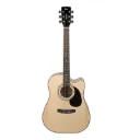 GUITARRA ELECTROACUSTICA CORT, NATURAL MATE AD880CE NS