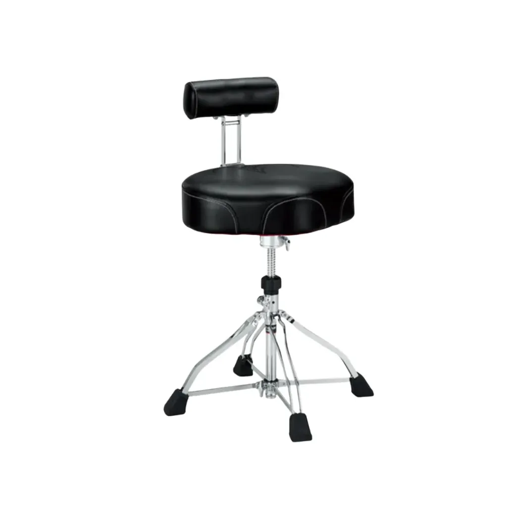 ASIENTO TAMA 1ST ERGO RIDER CON RESPALDO PARA BATERISTA, NEGRO HT741B