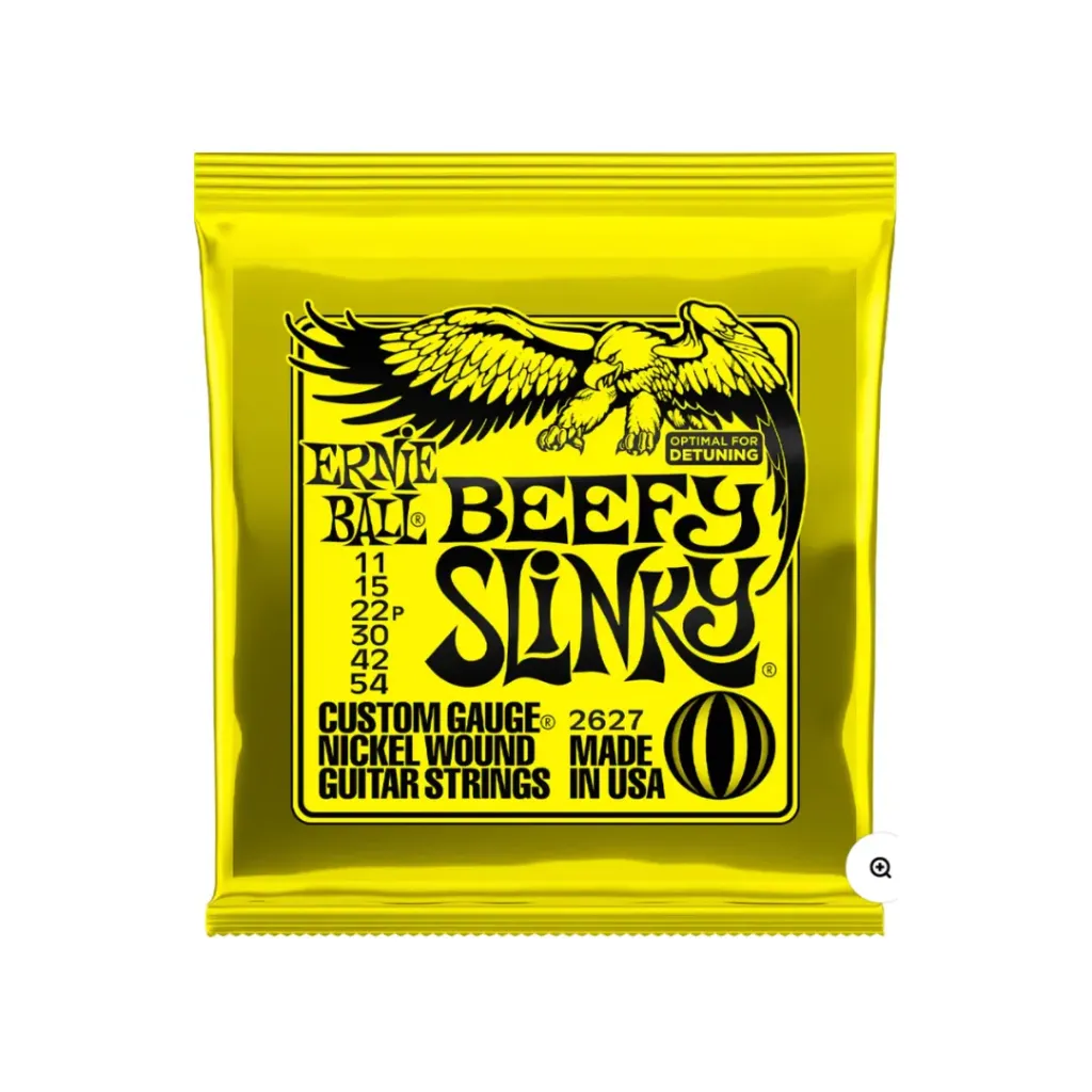 [2627] ENCORDADURA ERNIE BALL ''BEEFY SLINKY'' PARA GUITARRA ELECTRICA, NIQUEL