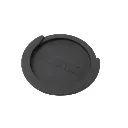TAPA (ERNIE BALL) PARA BOCA DE GUITARRA ACUSTICA GOMA NEGRA 9630