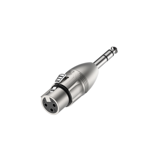 [RA3XFJM] ADAPTADOR CONVERTIDOR MET P/MICROF DE 3PINS CANON XLR HEMBRA A PLUG 6.3mm ESTEREO RA3XFJM