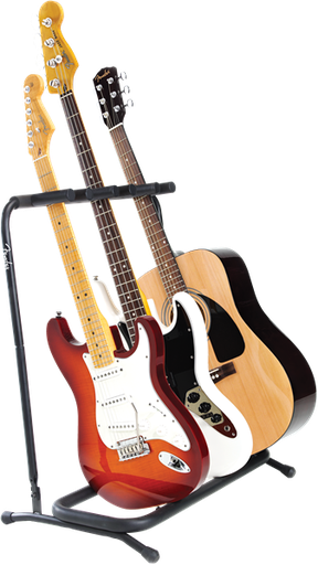 [991808003] Atril soporte base para 3 tres guitarras fender fender® multi-stand (3-space) 0991808003  (FENDER) 2731