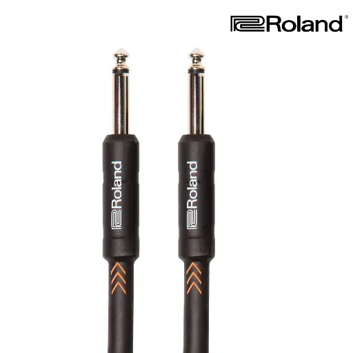 [RICB15] Cable Roland serie Black instrumento conectores plug rectos TR 6.3mm 4.5 mts  (Roland) 3346