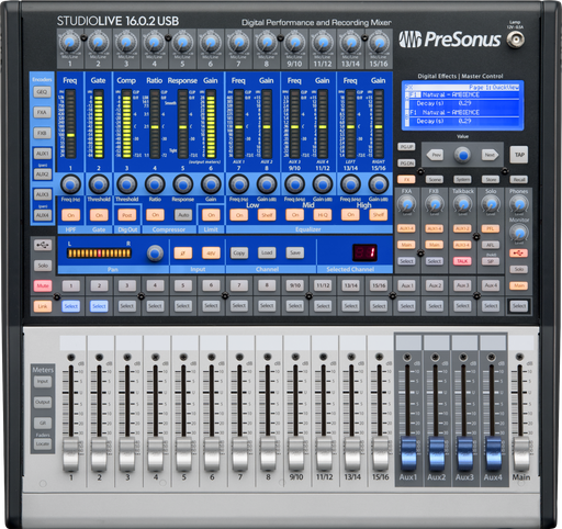 [2779200501] CONSOLA MEZCLADORA DIGITAL PRESONUS® STUDIOLIVE® CLASSIC 16.0.2 USB