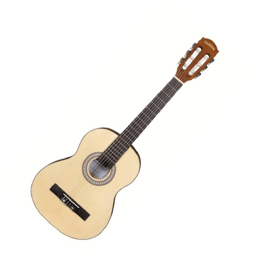 [2A] Guitarra acústica sencilla 2a tapa de alamo caja alamo gilb 2a clásica cuerdas de nylon.  (Gilb) 272