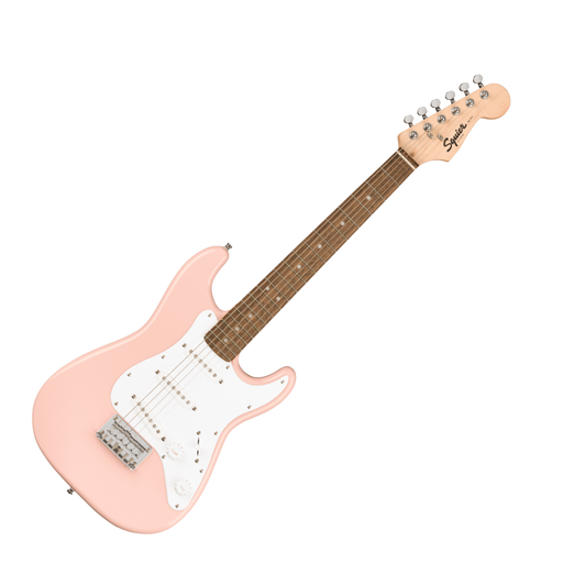 [370121556] Guitarra electrica fender rosa mini junior infantil 3/4 mediana mini stratocaster®, laurel fingerboard, shell pink 0370121556