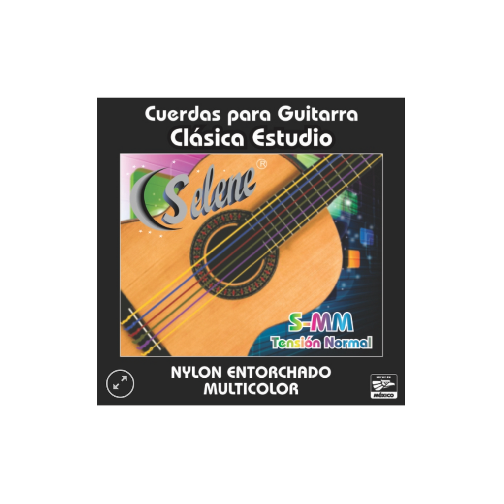 [SMM] Juego de cuerdas de Guitarra Acústica Encordadura Nylon y Entorchado Multicolor S-MM SMM  (Selene) 2564