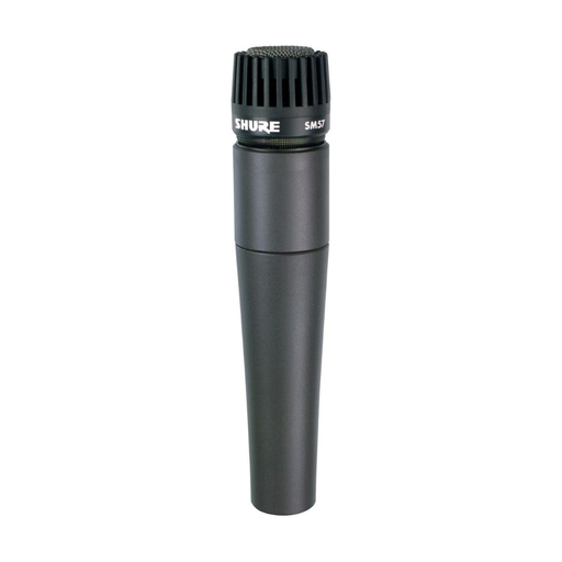[SM57LC] Microfono bobina movil Shure SM57-LC. Para voz o instrumento, cardioide, dinámico, frecuencia de 40-15,000,