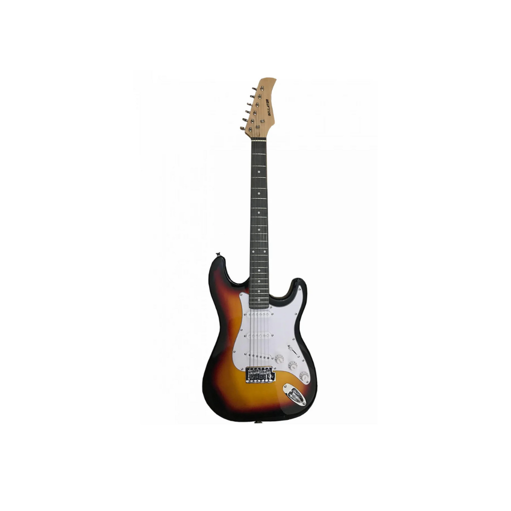 [NEG10WSTSBY] PAQUETE DE GUITARRA ELECTRICA (BELLATOR) TIPO STRATOCASTE SOMBREADA CON AMPLIFICADOR Y FUNDA PACK NEG10WST-SBY sombreada