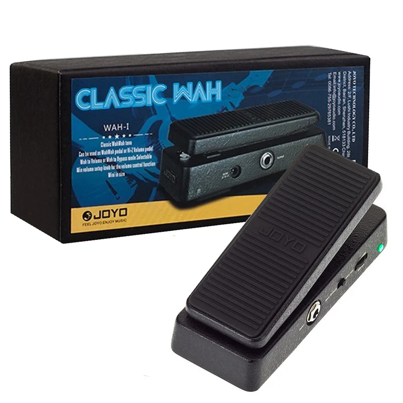 [WAH1] PEDAL CLASICO JOYO DE WAH C/FUNCIONES DE WAH Y VOLUMEN