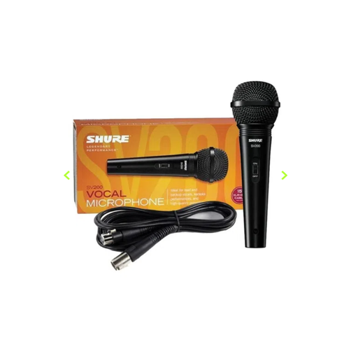 [SV200] SHURE SV200 Micrófono dinámico para voz con cable de XLR-XLR SV200