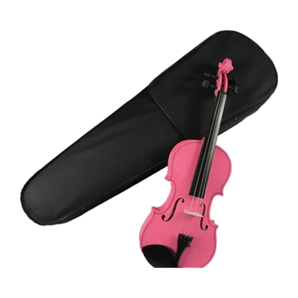 [V44ROSA] VIOLIN DE 4/4 COLOR:ROSA,MADERA ESTANDAR SELECCIONADA Y ESTUCHE.  (Distele) 3722