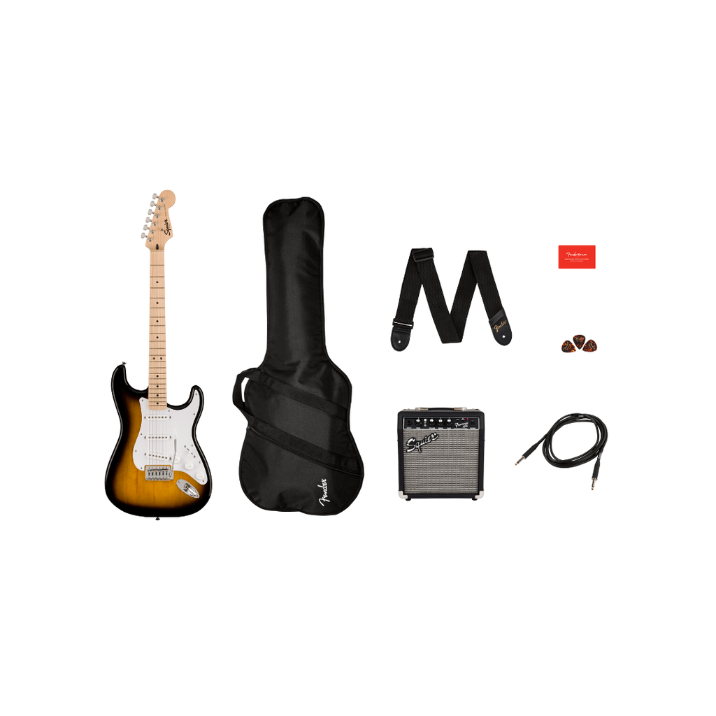 [0371720003] Paquete de Guitarra Eléctrica Squier Sonic™ Stratocaster®, Modelo 0371720003 (Fender)